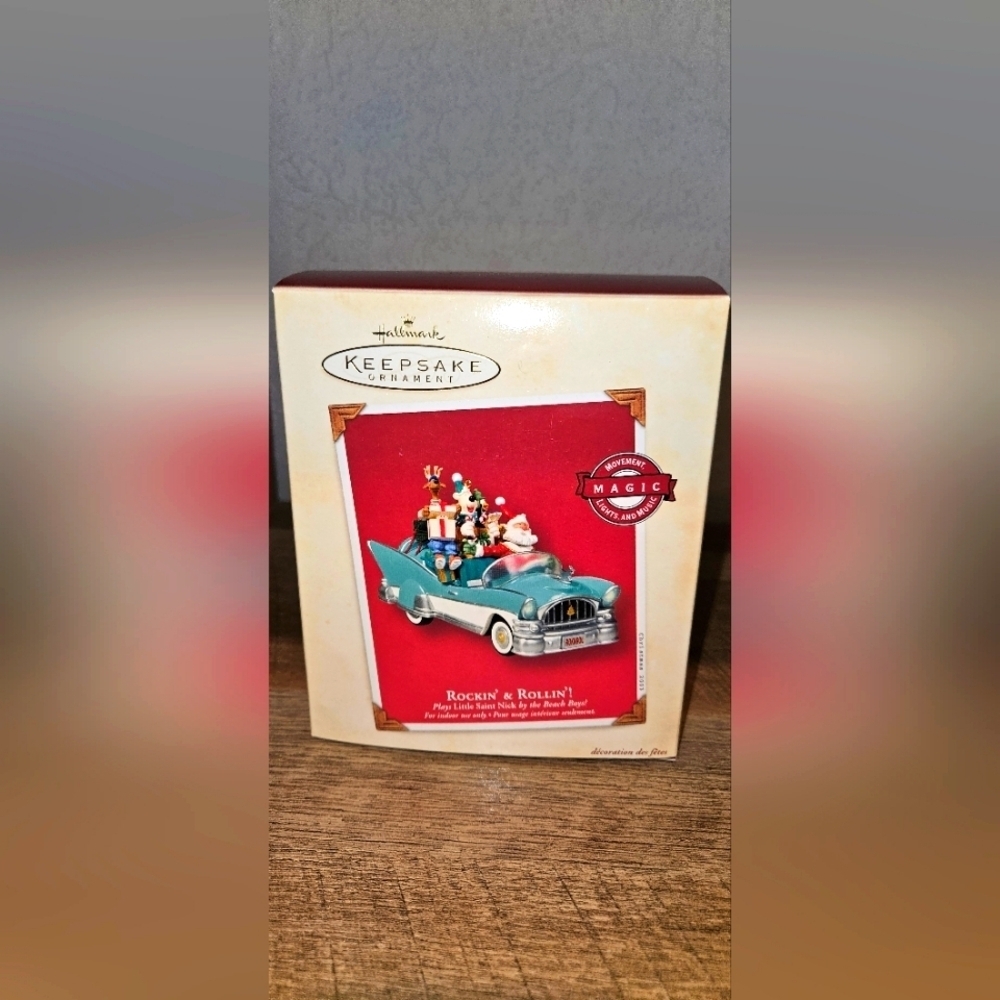 Vintage 2003 Rockin' & Rollin' Hallmark Keepsake Ornament in original box